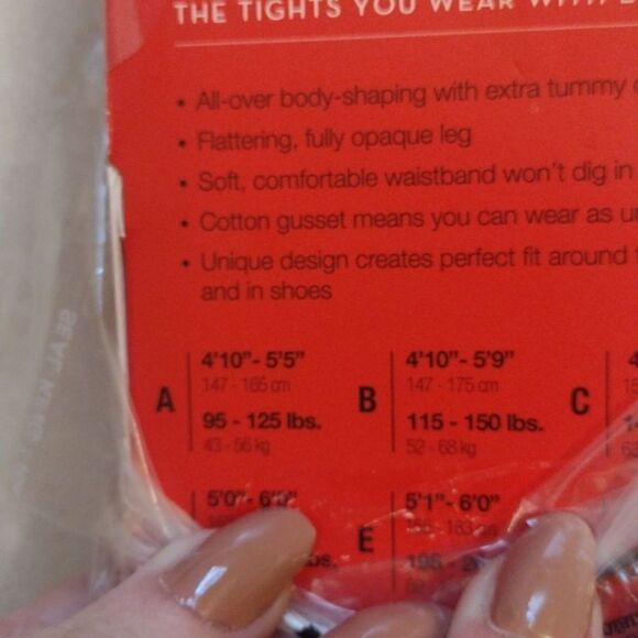 Lot of 3 Spanx Shaping Tights Marled grey, Wishbone, Currant Burgundy red 2/B - Picture 11 of 13